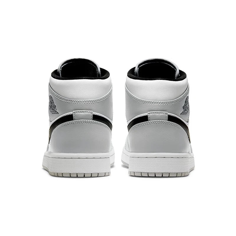 Jordan Air Jordan 1 Mid Men'S Leather Comfortable, Durable, Non Slip, Mid Top Retro Basketball Shoes